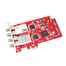 TBS6908 Professional DVB-S2 Satellite Quad Tuner PCIe Card, compatible with EUMETCast