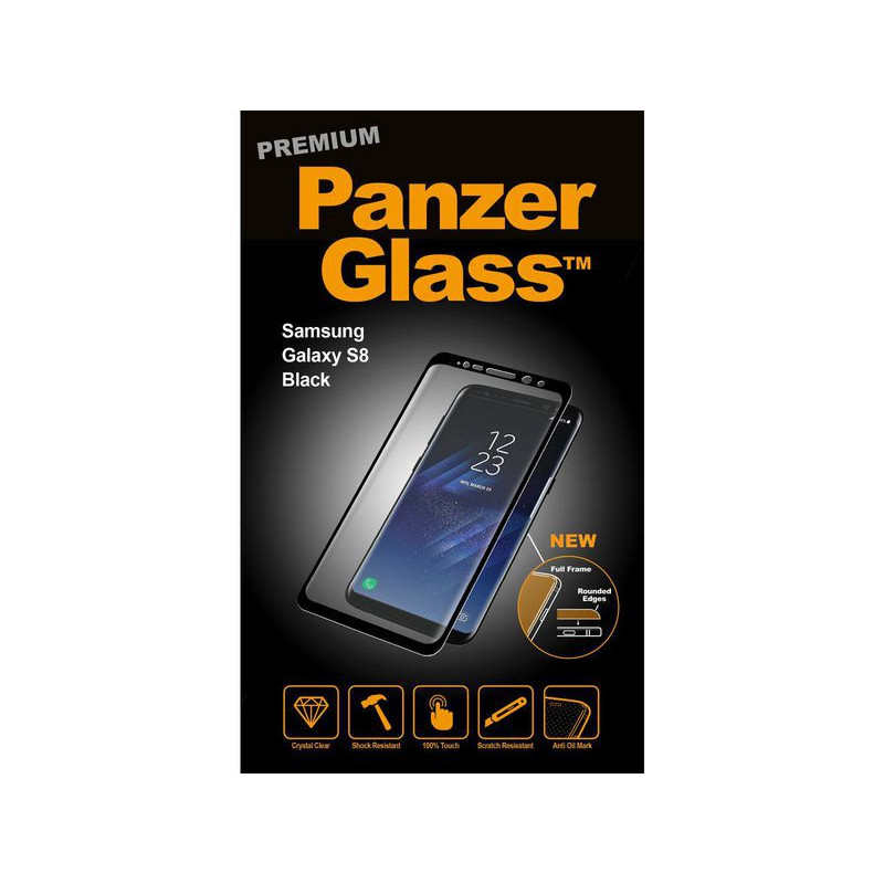 Panzerglass Displayschutz Premium Black Samsung Galaxy S8