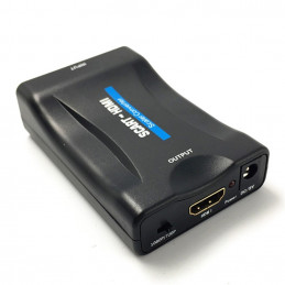 Scart auf HDMI Konverter Adapter für TV / PC / DVD - Schwarz