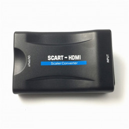 Scart auf HDMI Konverter Adapter für TV / PC / DVD - Schwarz